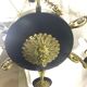 Empire chandelier with 6 lights