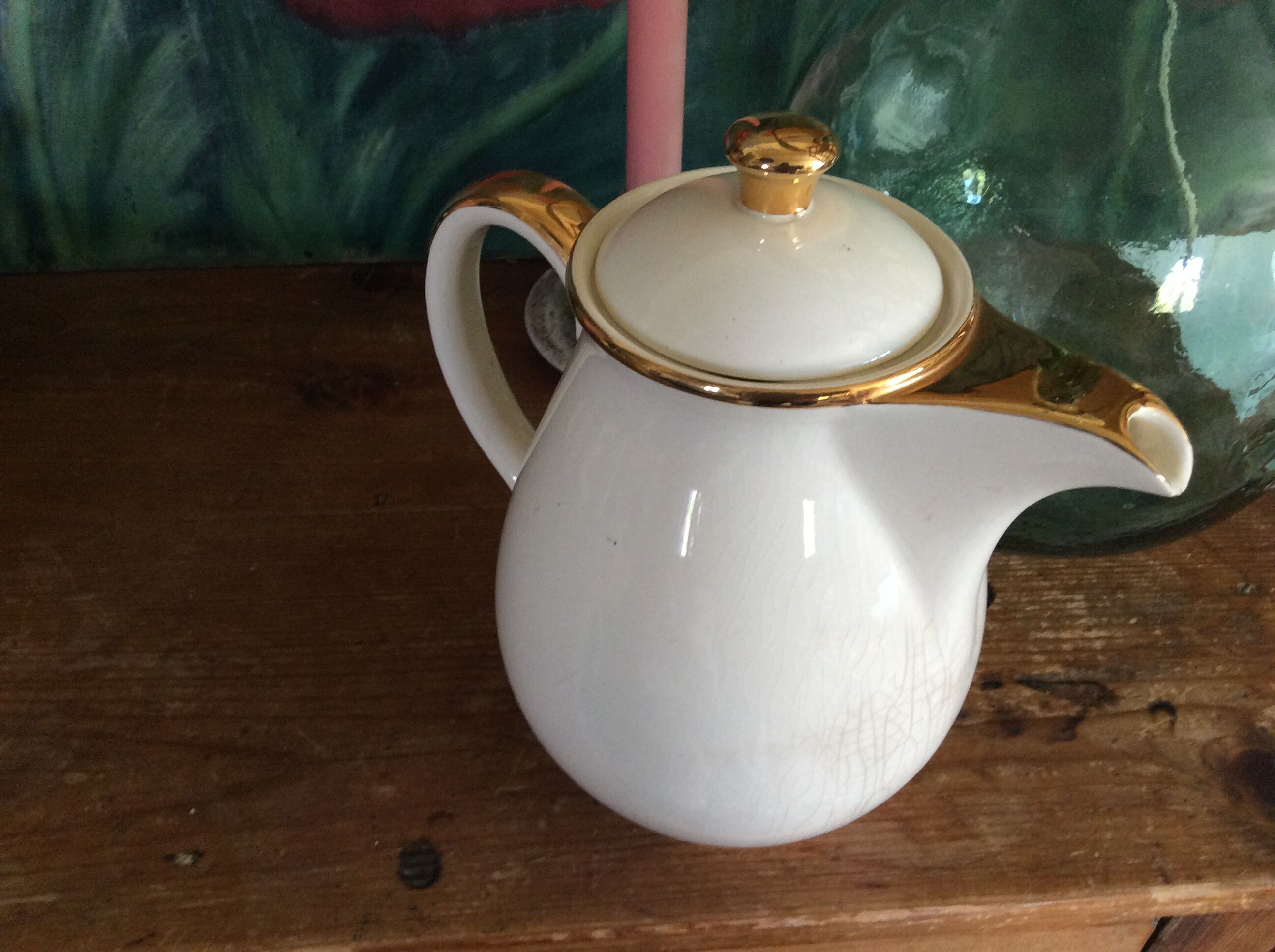 Porcelain teapot