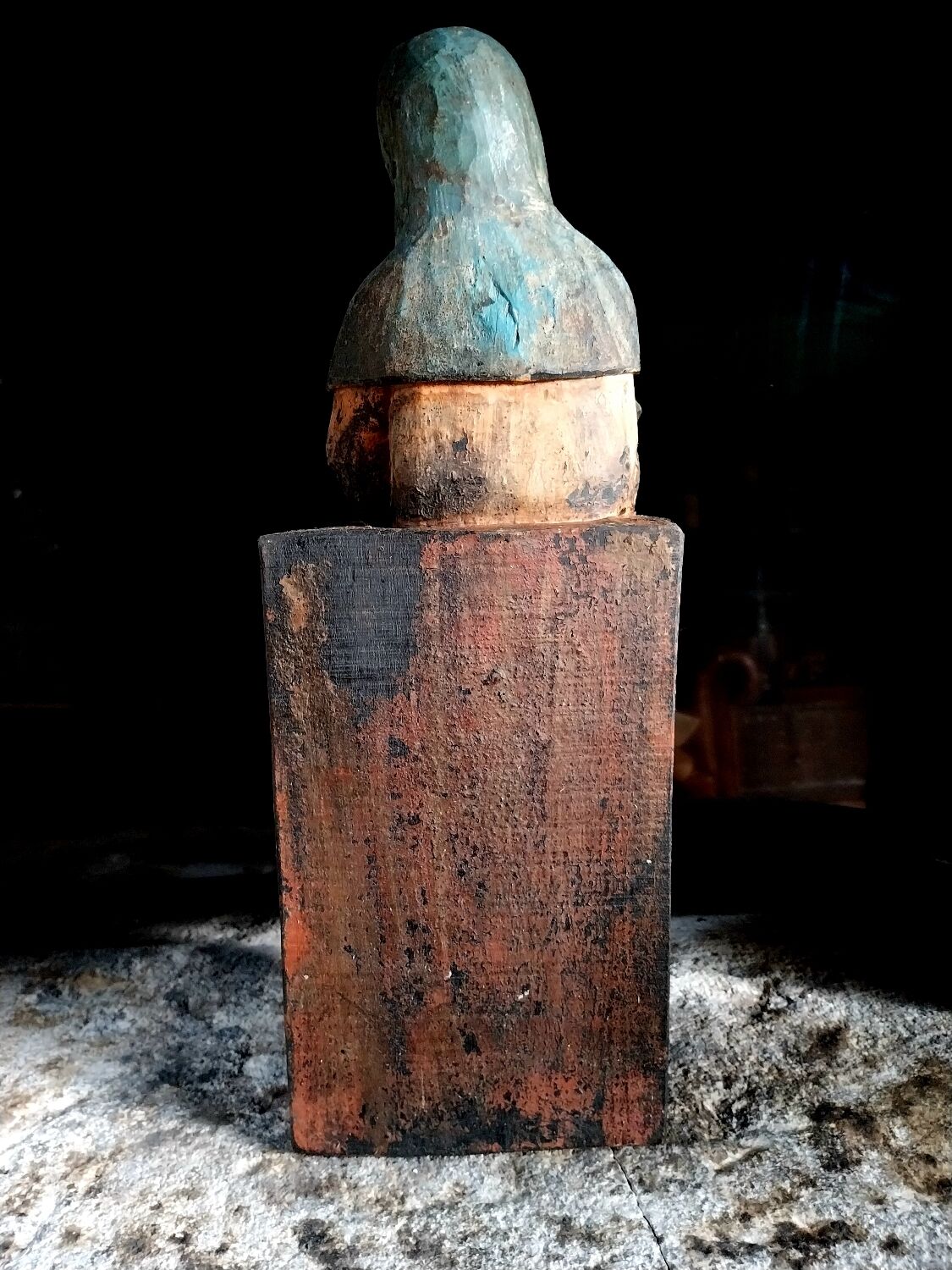 Religious sculpture, saint from the 17th century.