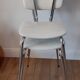 Duo of chairs in skaï, 60-70s