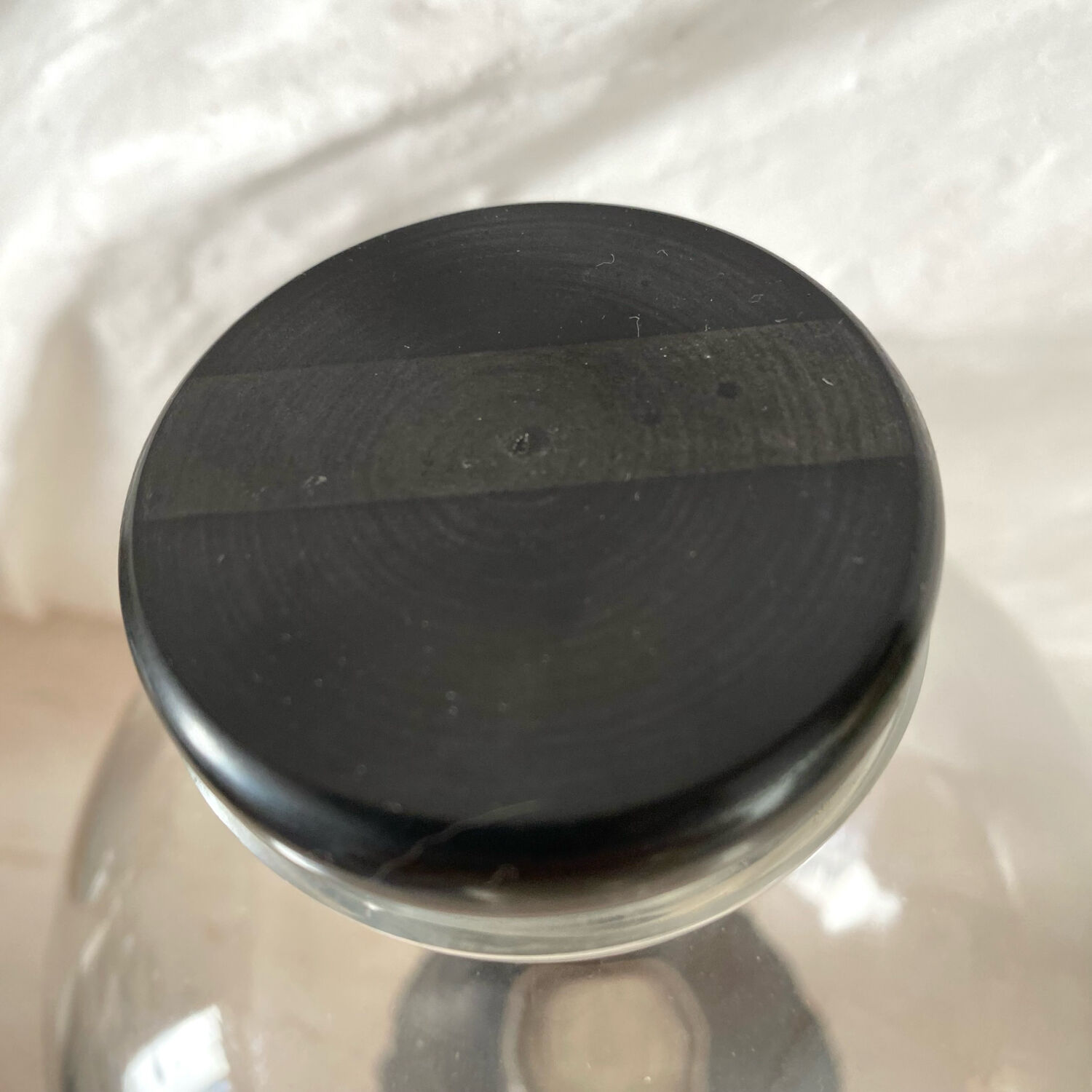 Carafe Art deco haut de gamme en verre et « onyx »