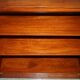 Low library campaign in solid mahogany by REH Kennedy