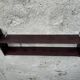 Antique wooden wall shelf, 133cm long