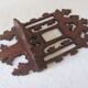 Shelf to hang in carved wood, early 20th century