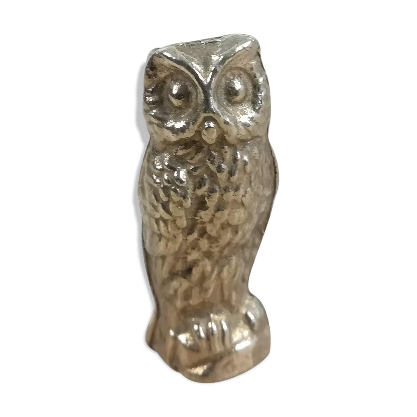 Miniature brass owl