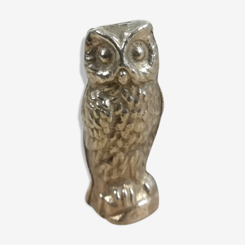 Miniature brass owl