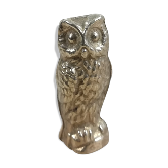 Miniature brass owl