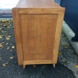 Vintage light oak dresser 1960