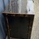 Pair of small accent tables or side tables, lacquered in black from Asia.