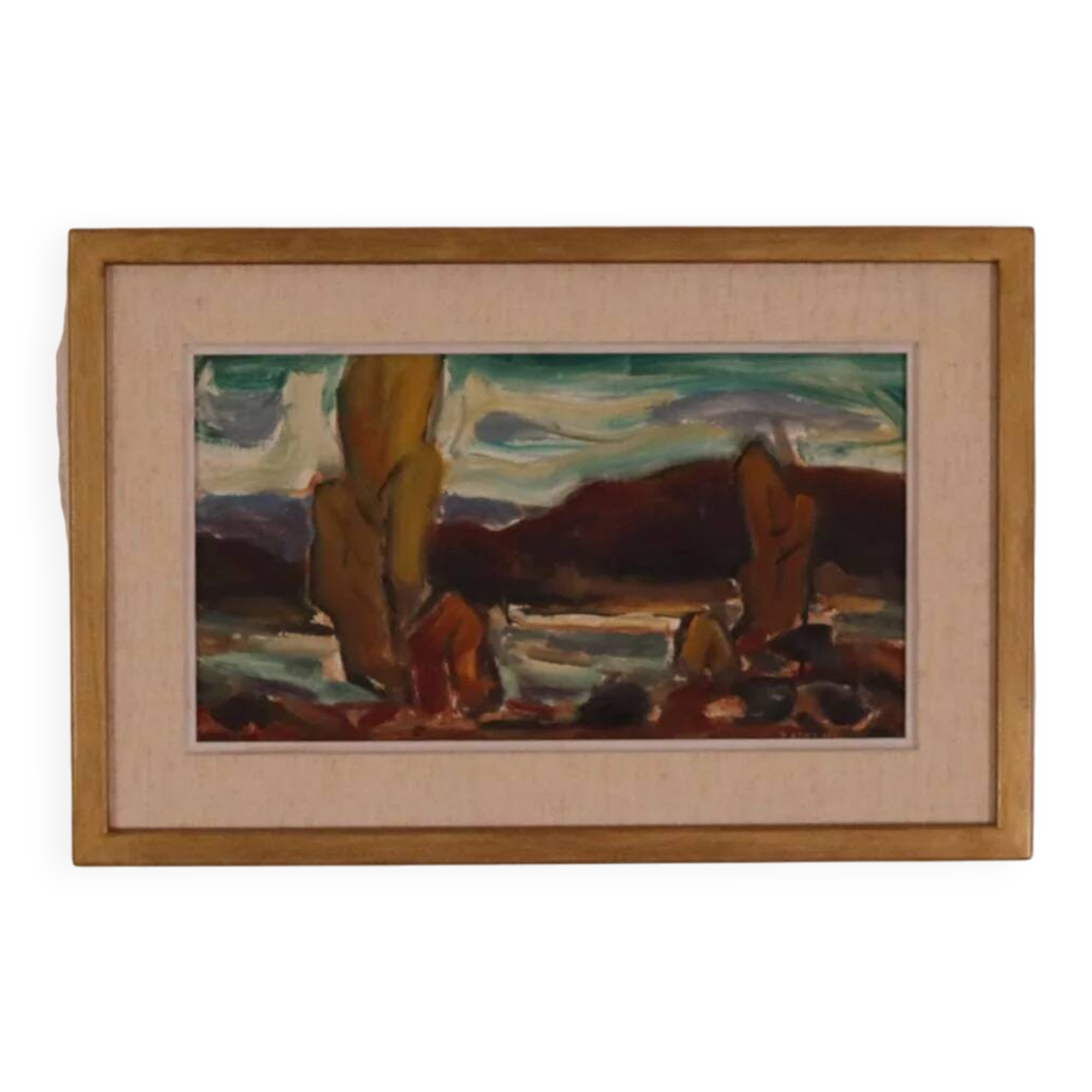 Au bord de la rivière par P.O. Zachrisson