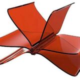 Kartell red magazine rack