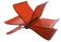 Red Kartell magazine rack