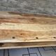Large solid wood dining table