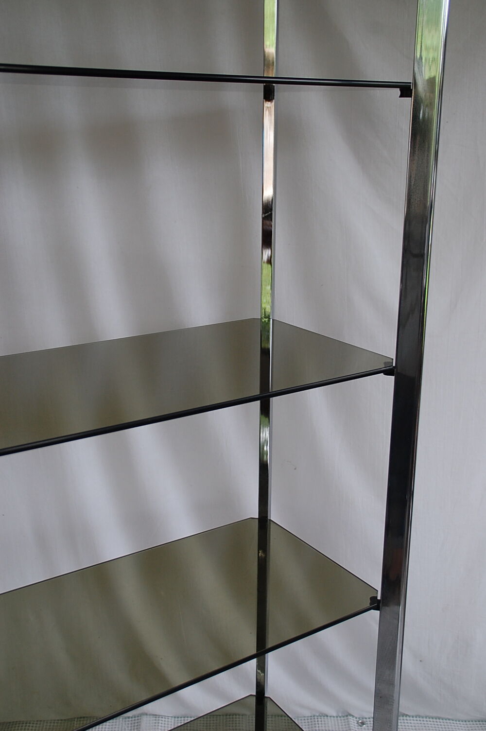 Etagère italienne chrome Fratelli Orsenigo 1970