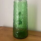 Carafe à orangeade vintage en verre vert