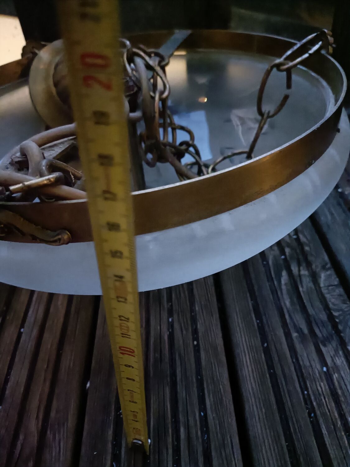 Vintage Art Nouveau style pendant light