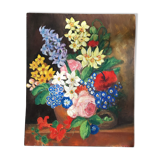 Spring bouquet table