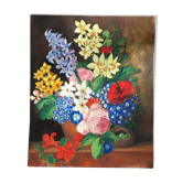 Spring bouquet table