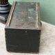 Old wooden travel trunk
