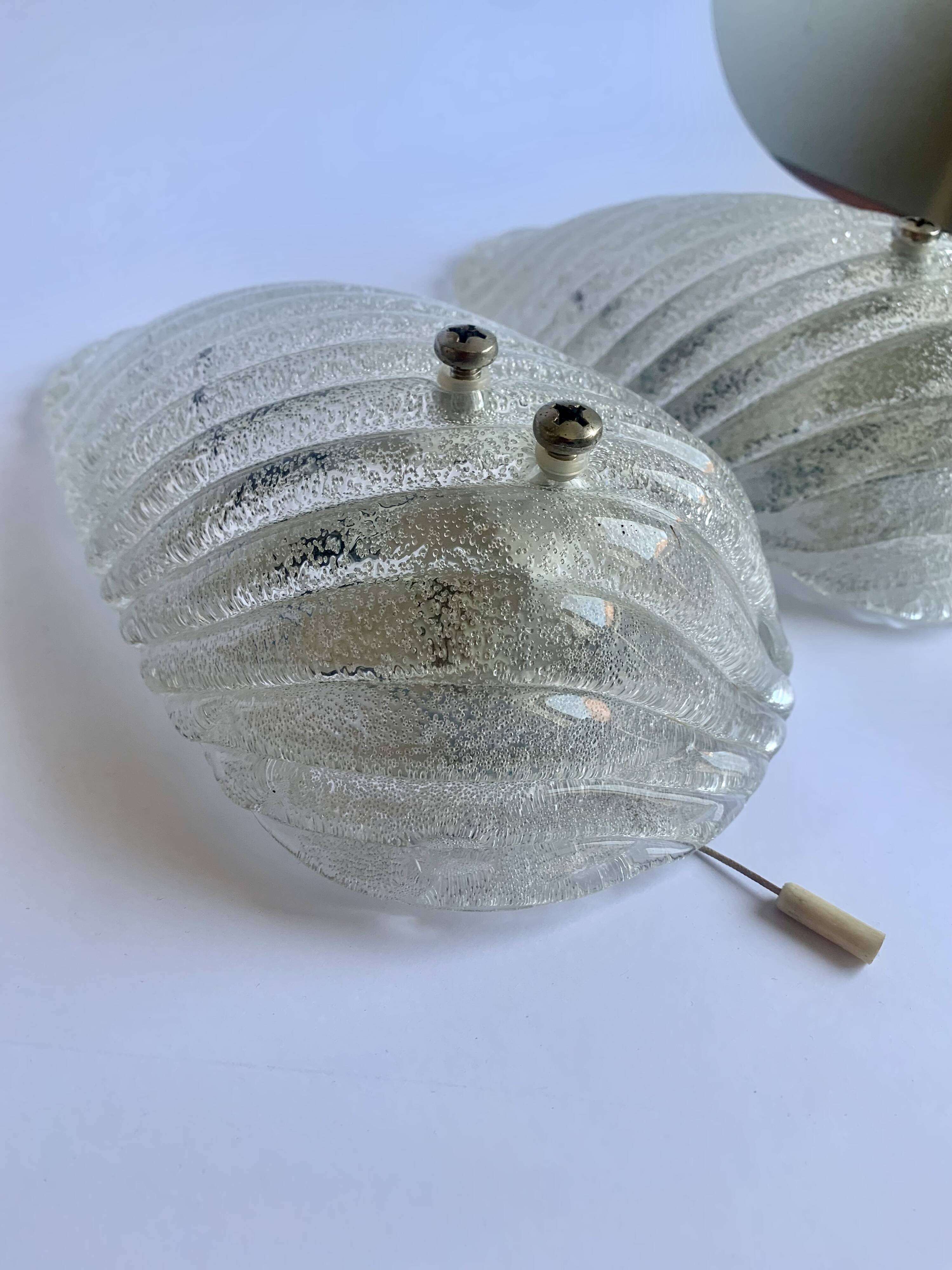 Pair of wall lamps, Austria, 1960s