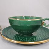 DUO tea service, Saint Clément, Vintage, green