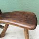 Paire de chaises brutalistes en bois brut