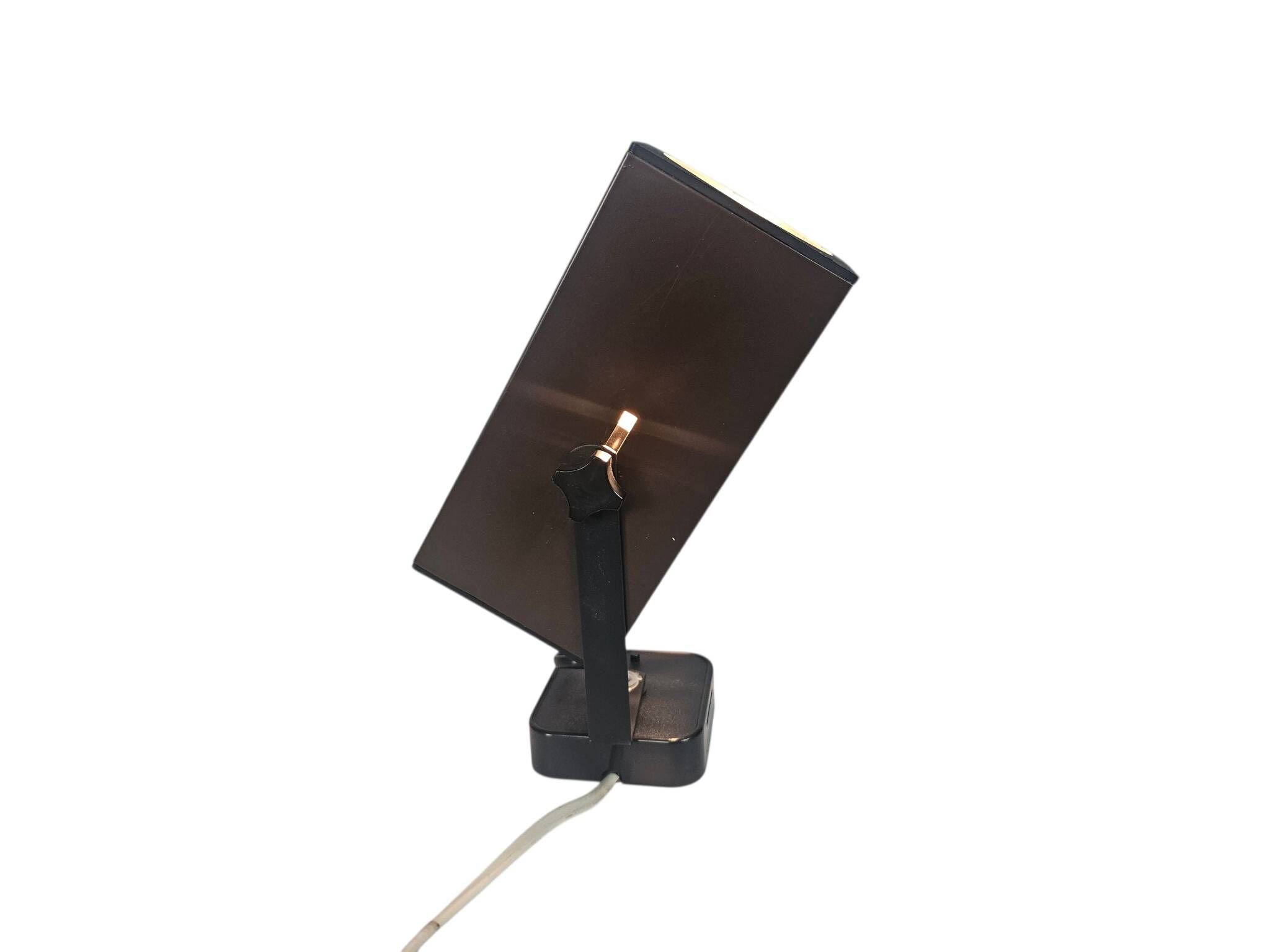 Philips - model NCS 104 - cube wall spotlight - metal - plastic - 1970's