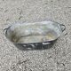 Old zinc bathtub