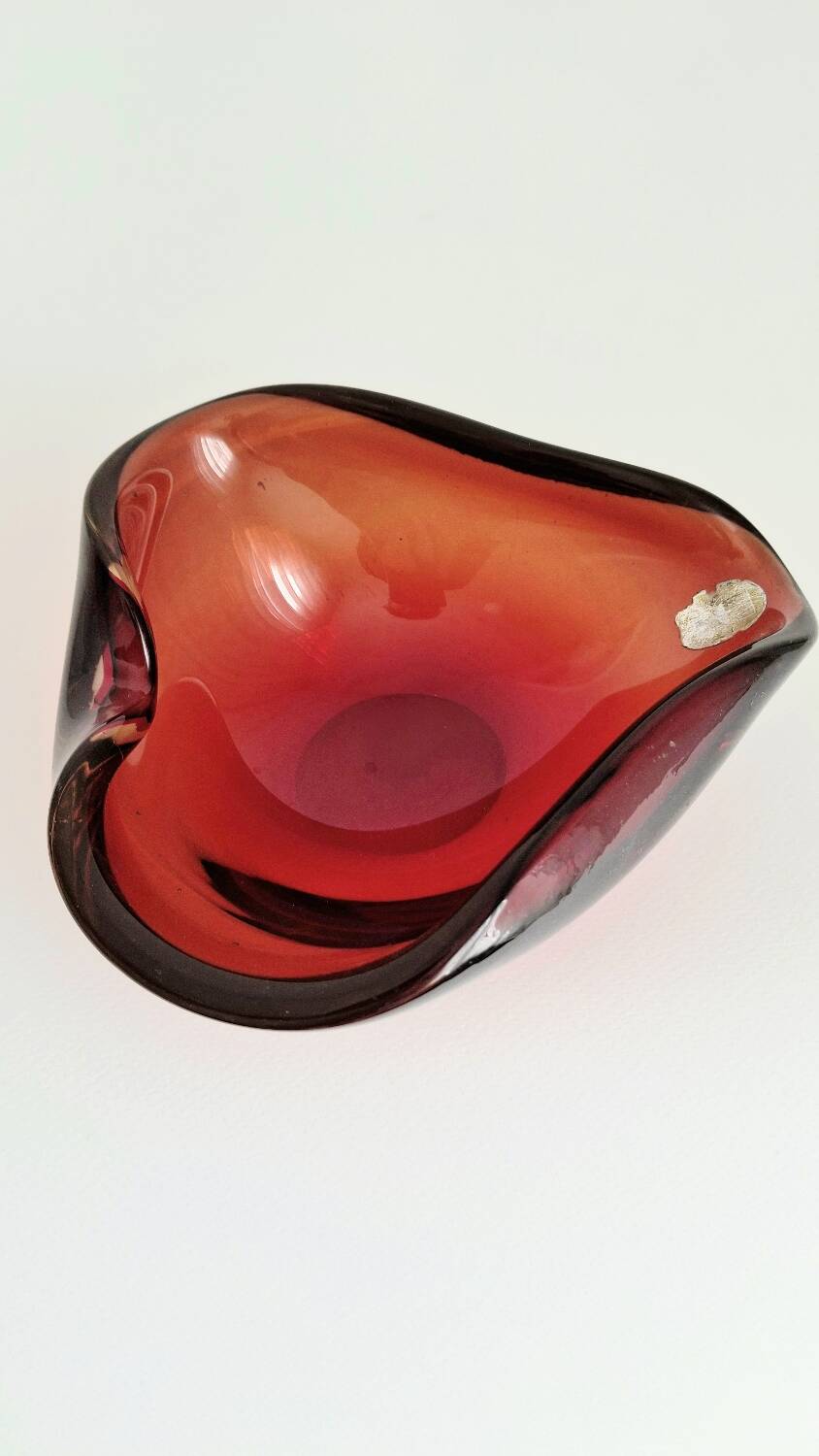 70s Glass Bowl or Ashtray