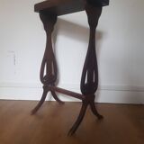 Late 19th century solid mahogany side table