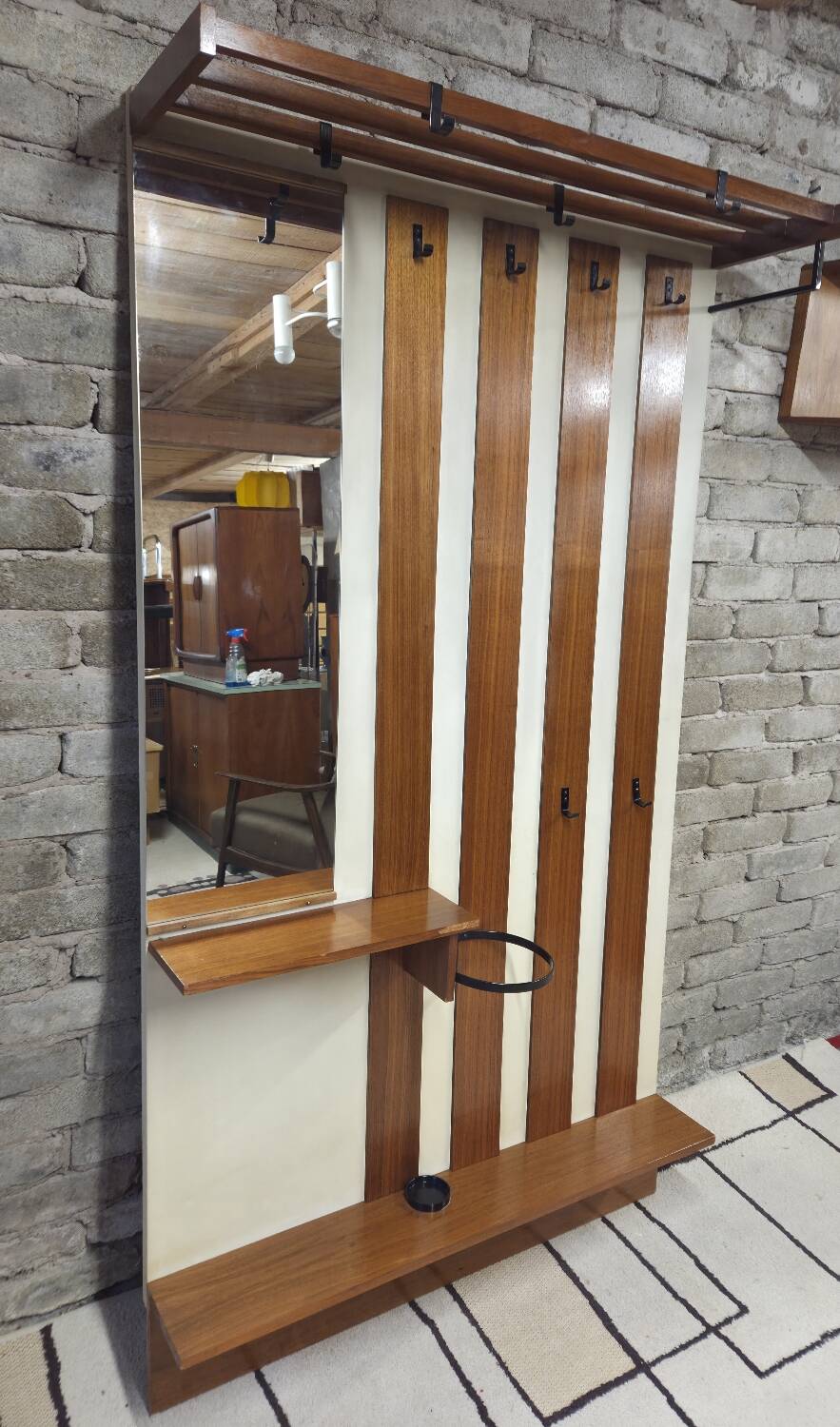 Scandinavian coat rack 1970