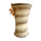 Large! Mid Century ceramic Vase, Brown, Vintage