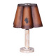 Lampe de table Art Déco tchèque en marbre et chrome, années 1920
