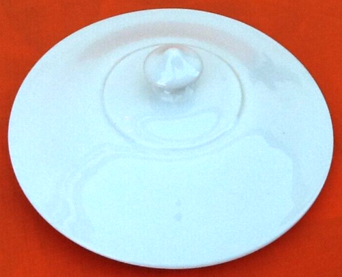 Covered Pan Real Porcelain of Great Fire Button Plug / Straight Handle