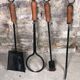 Full wrought iron fireplace servant