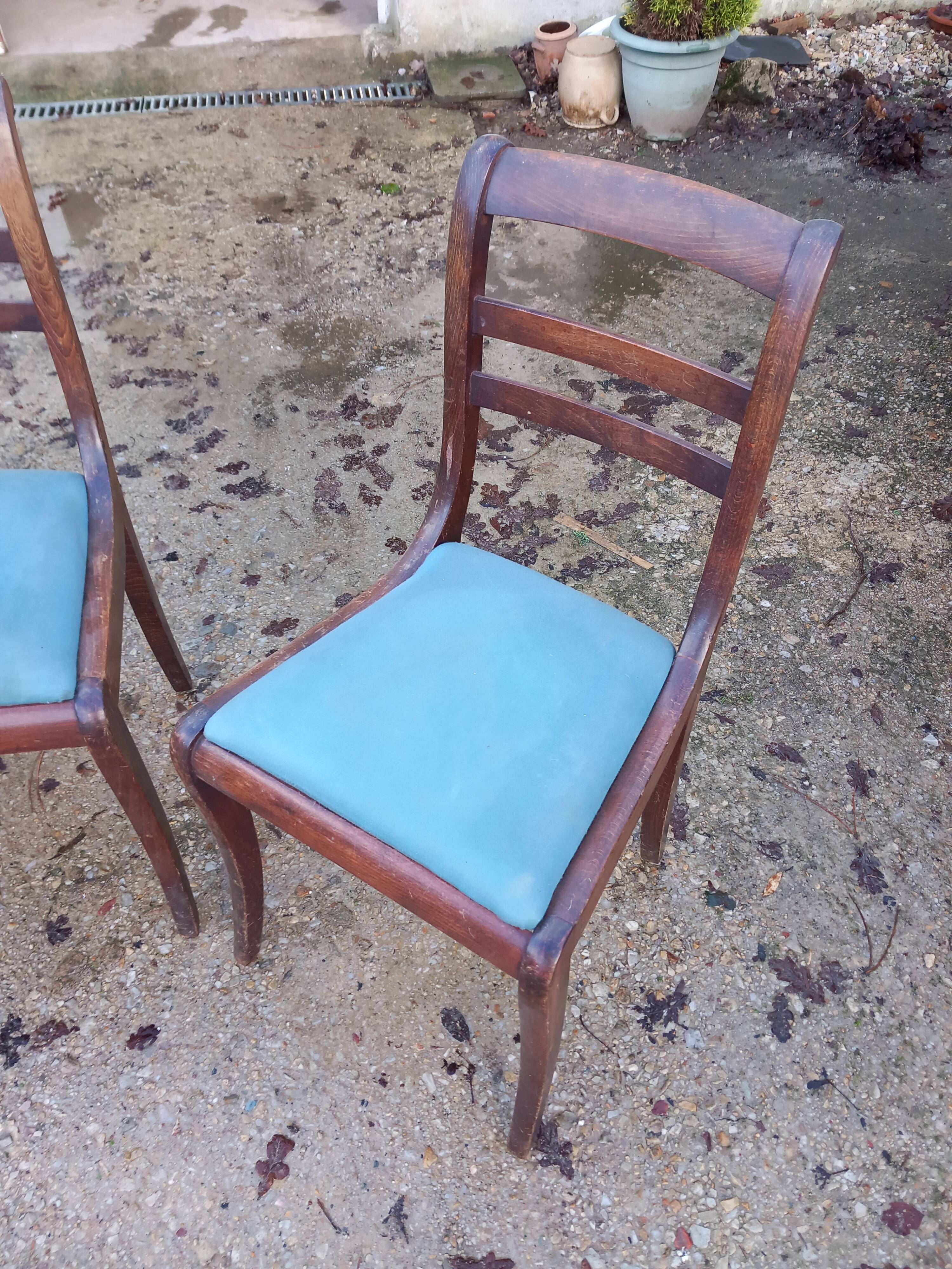 4 Louis Philippe style chairs