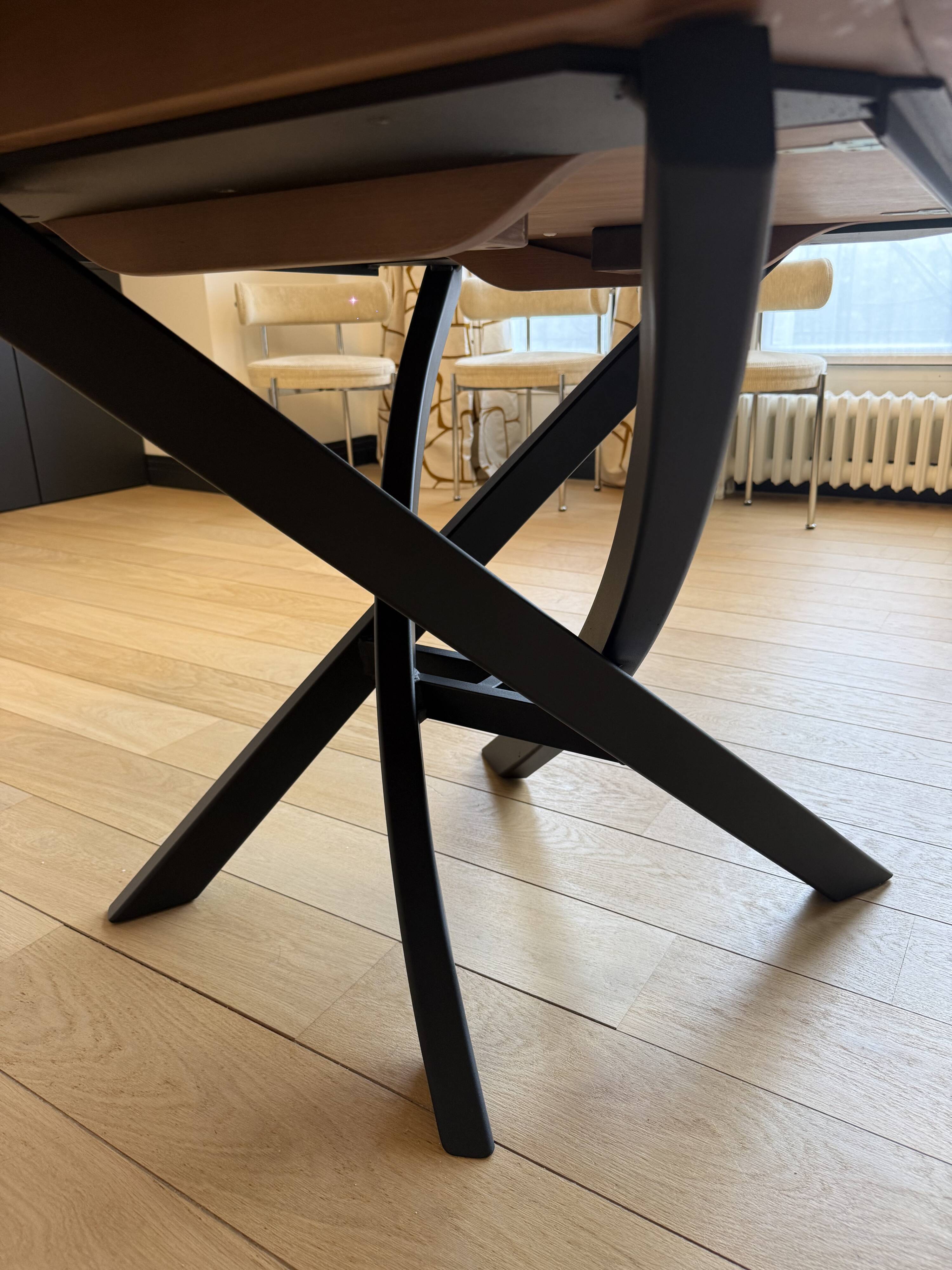 Table ronde extensible