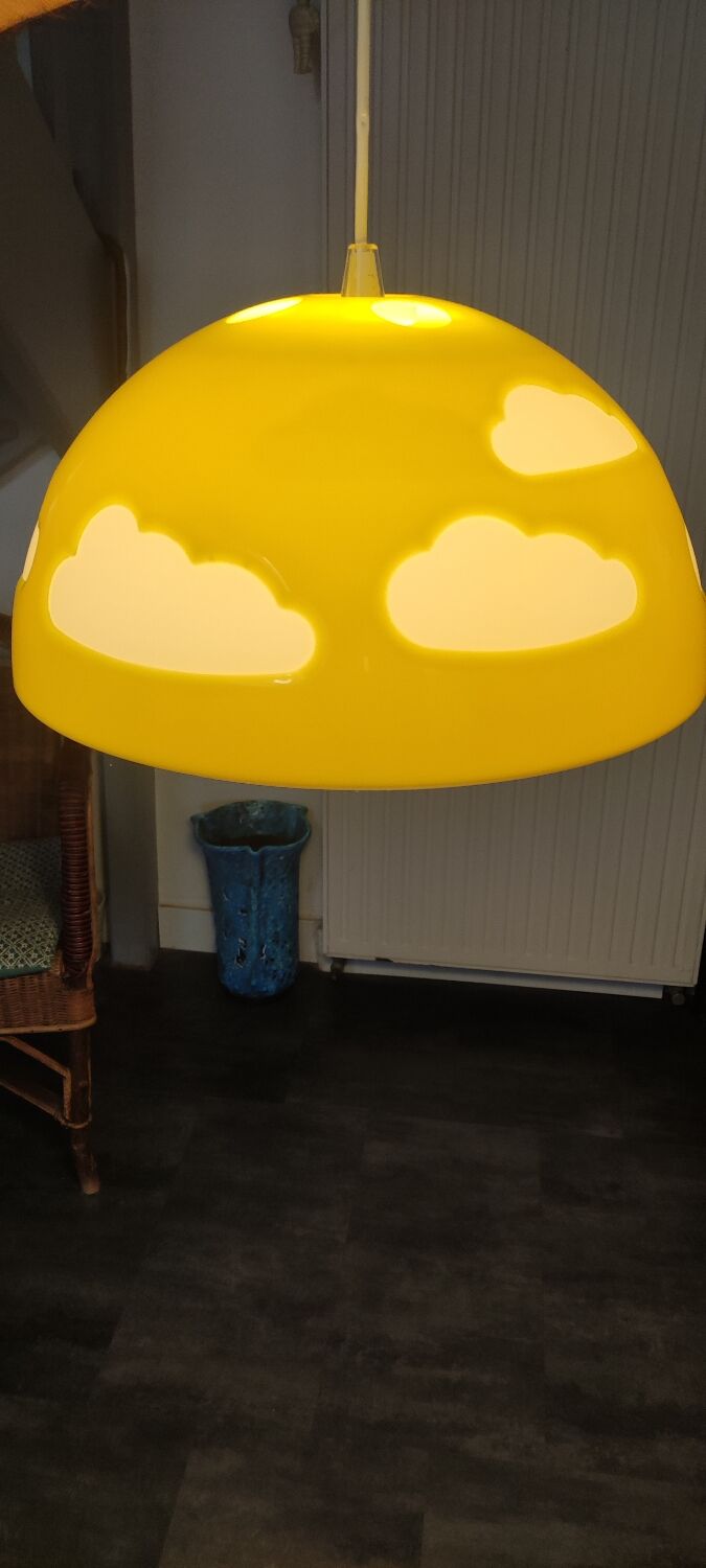 Suspension lamp clouds Ikea skojig 1990