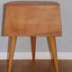 Tripod bedside table with oak veneer, 1950