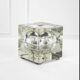 Cubosfera Glass Table Lamp attributed to Alessandro Mendini, Italy, 1968