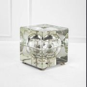 Cubosfera Glass Table Lamp attributed to Alessandro Mendini, Italy, 1968