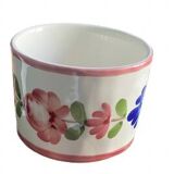 handmade flowered ramekin