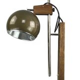 60s 70s lamp fixture wall sconce temde lighten teak space age design