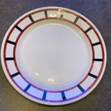 Old French earthenware dish Fénal Badonviller, Béarn model