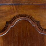 Rustic wooden secretary with 19th century flap