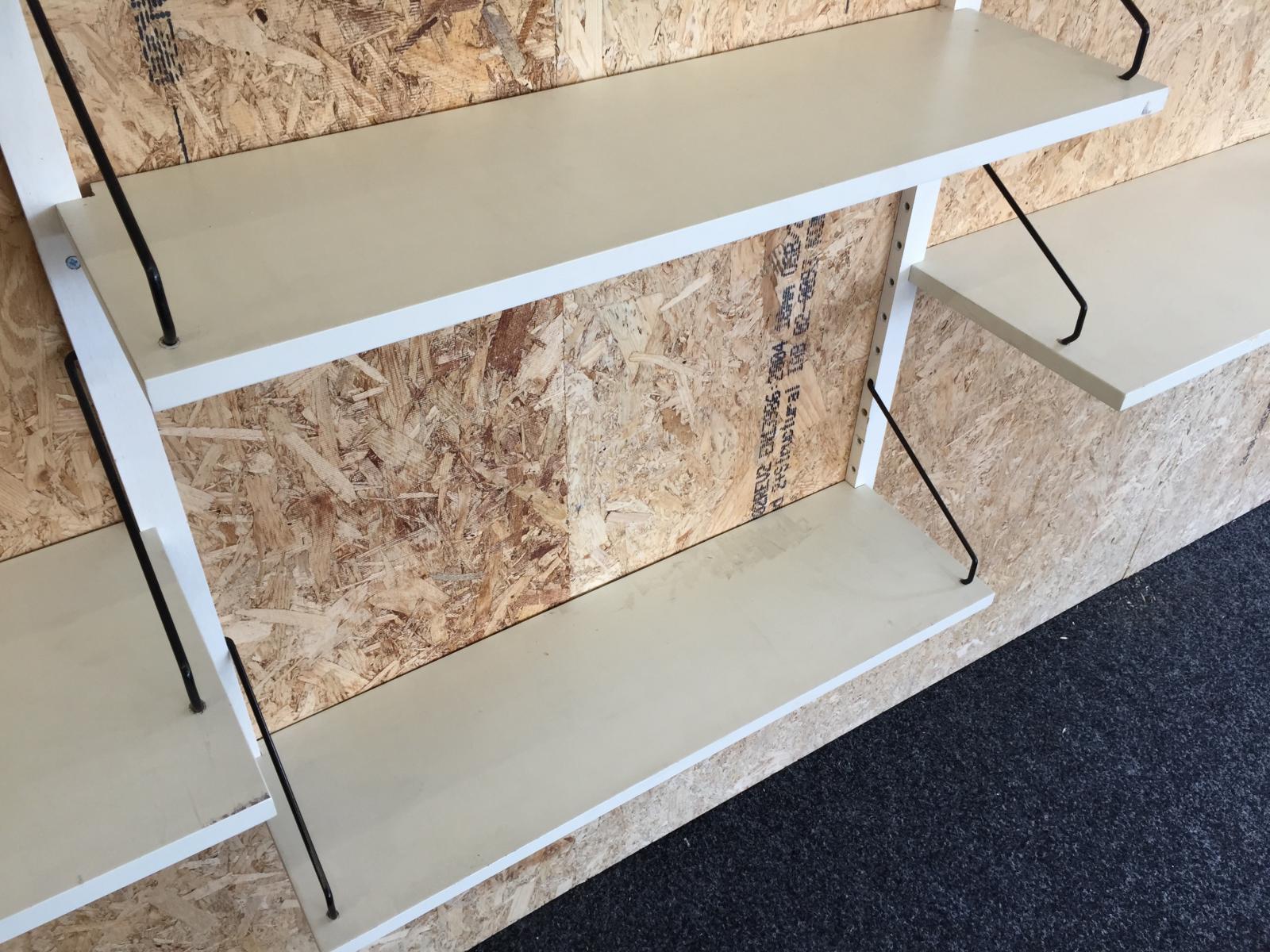 White Wall shelves system by Poul Cadovius Royal System for