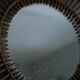 Vintage Sun mirror in wicker, Italy, 1960s
