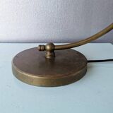 Lampe de bureau en laiton années 70