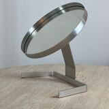 Circular mirror by Pierre Vandel France 70s 47x44cm