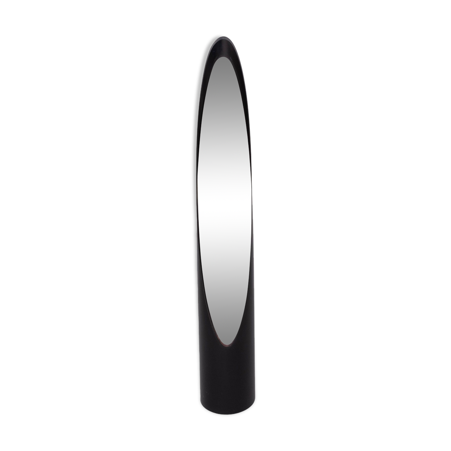Black Full length lipstick mirror 1970s